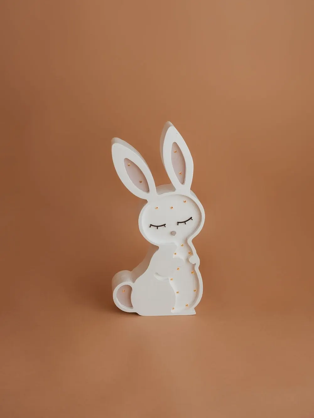 Rabbit — a handmade wooden night light