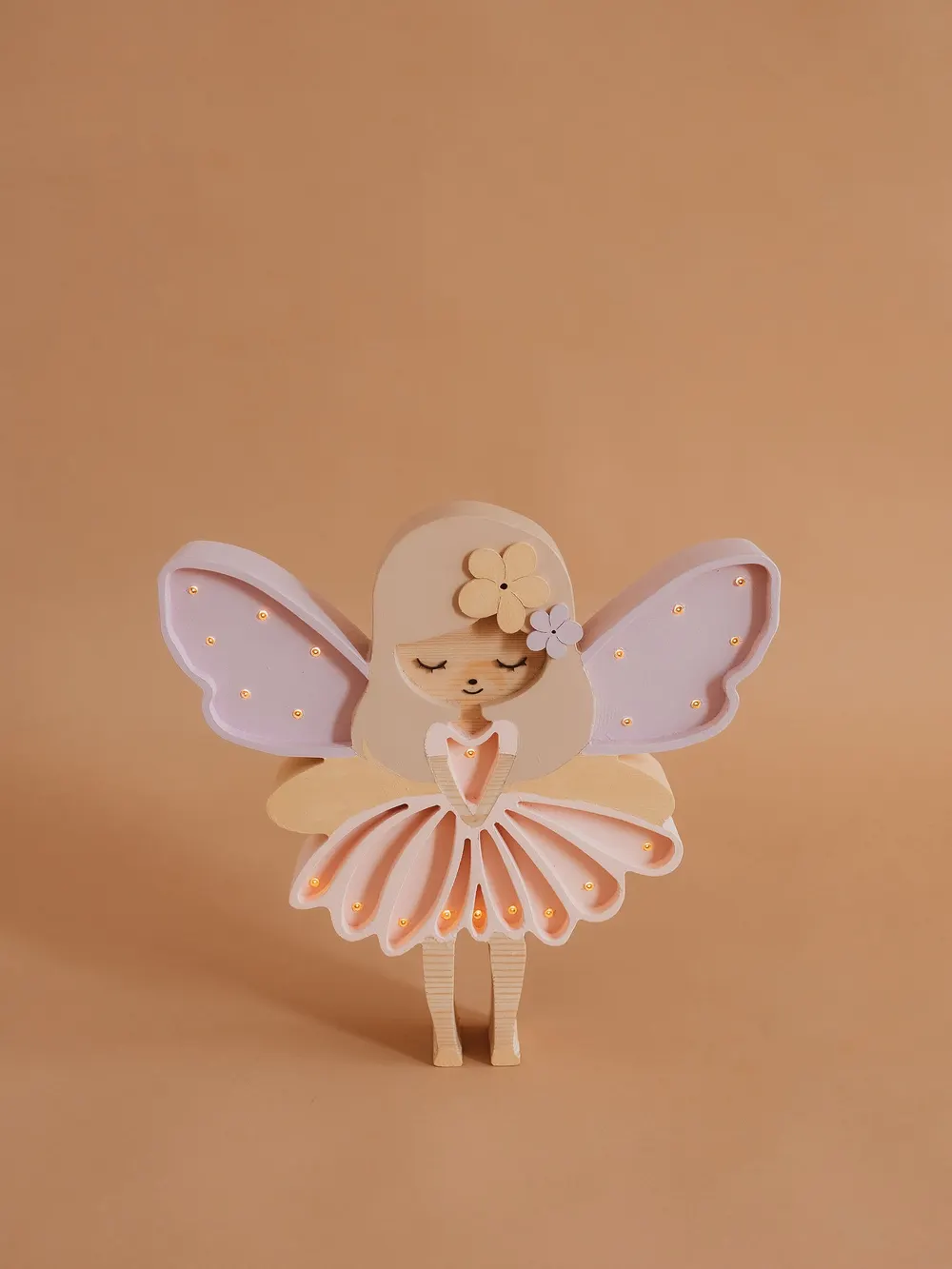 Fairy — a handmade wooden night light