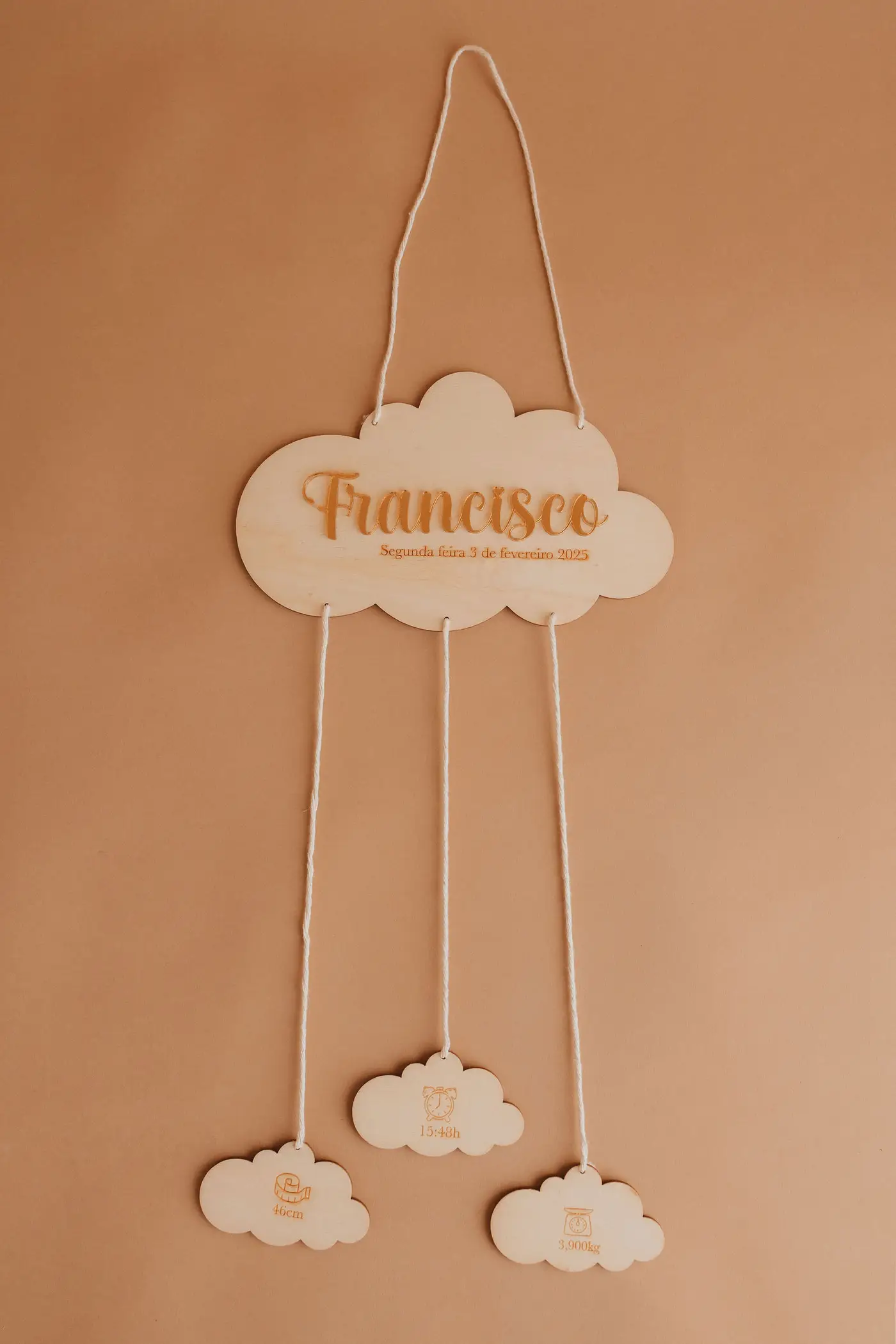 Nuvem/Lua decorativa personalizada — fotografia 1
