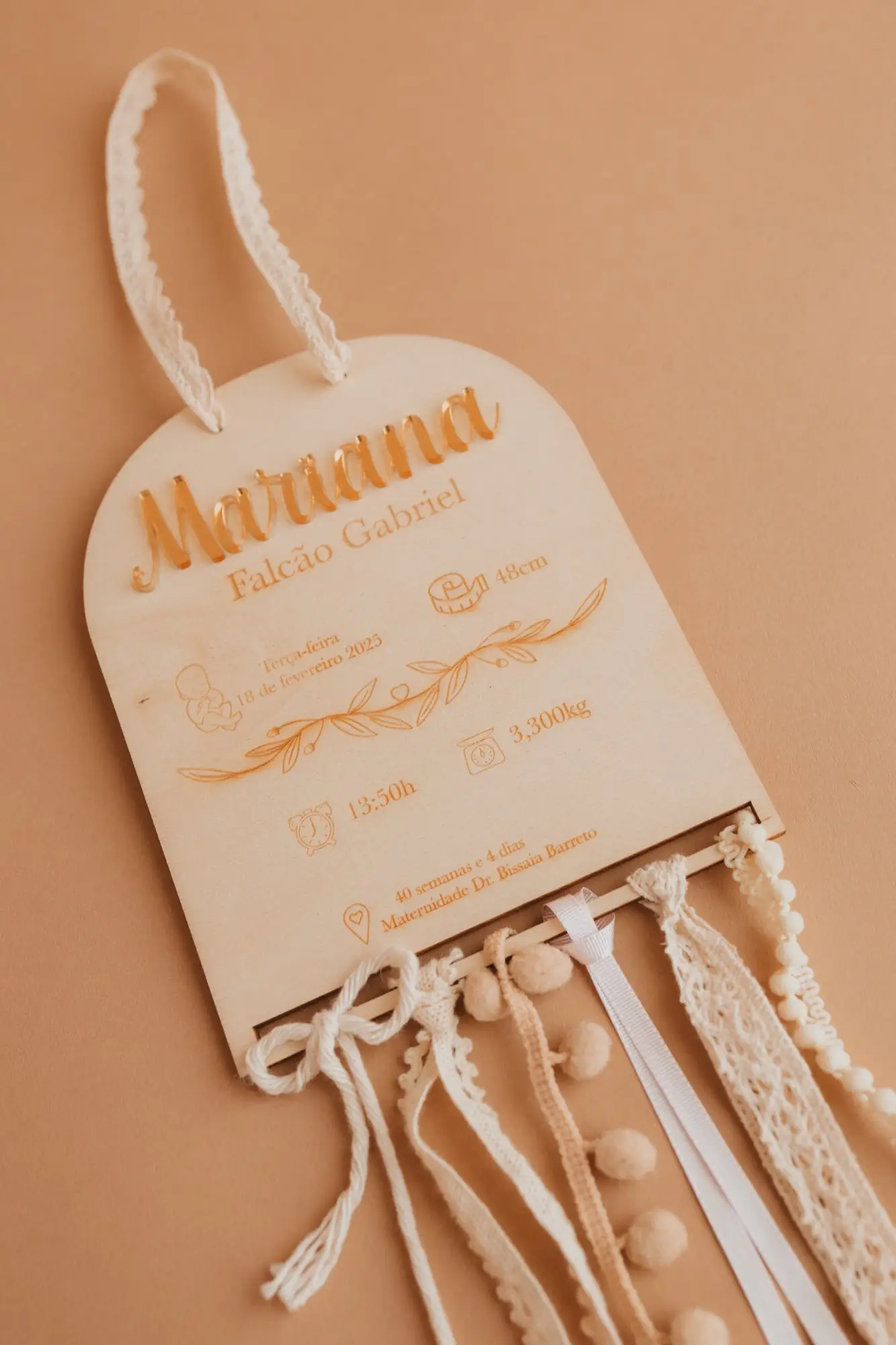 Nuvem/Lua decorativa personalizada — fotografia 5