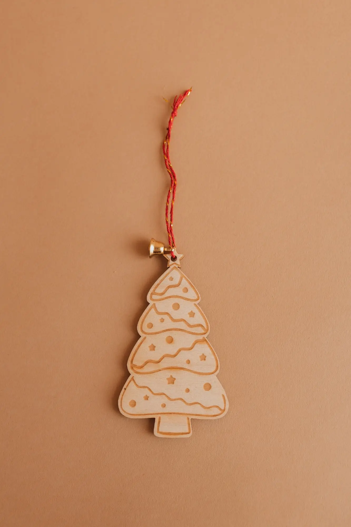 Conjunto - pinheiros de Natal com sininho — fotografia 4