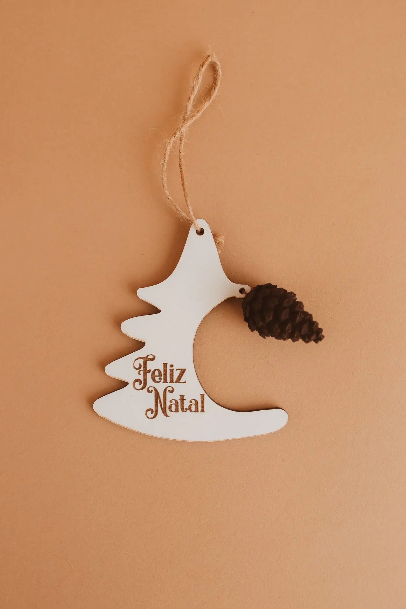 Árvore de Natal com pinha 3D  — fotografia 1