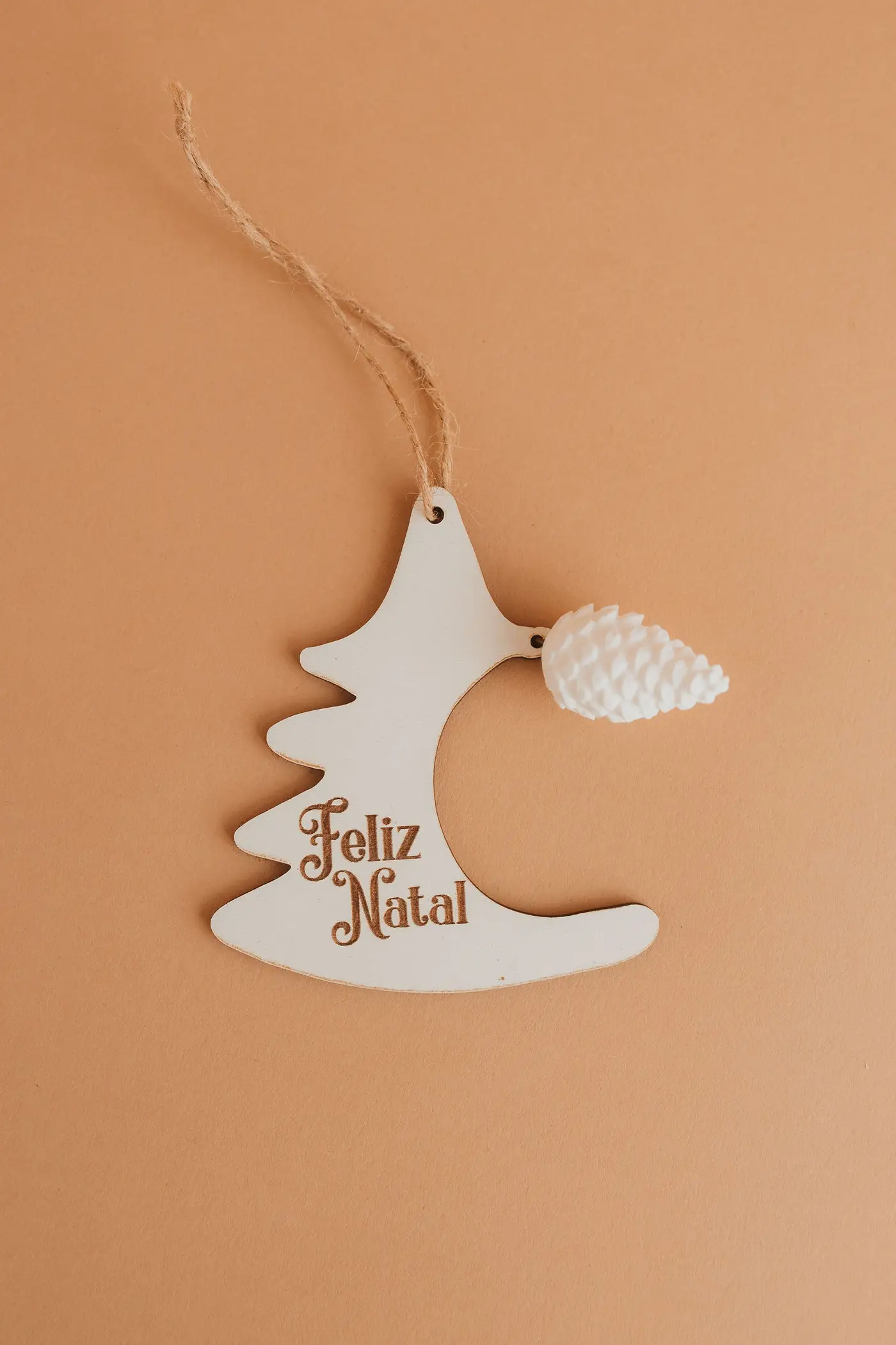 Árvore de Natal com pinha 3D  — fotografia 2