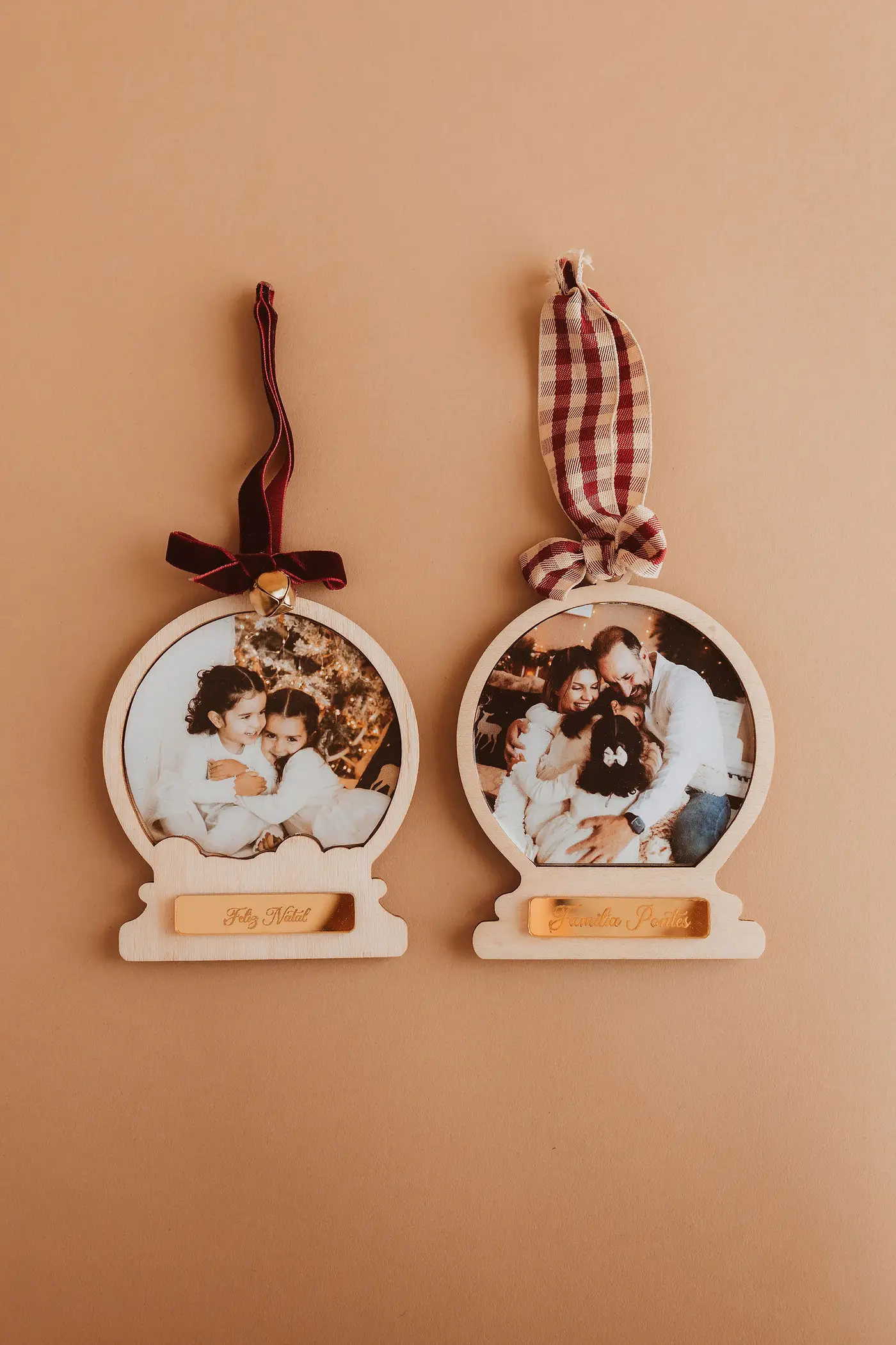 Snow globe with photograph and message — photograph 1